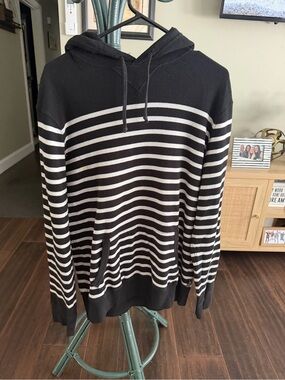 Ralph Lauren Polo St Barth Stripe Resort Hooded Sweater size Large